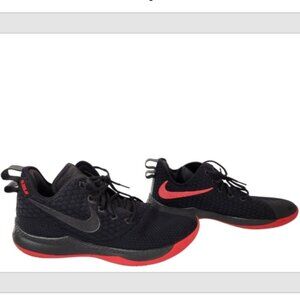 Nike Air LeBron James Witness 3 Black Red A04433-006 Athletic Shoes
